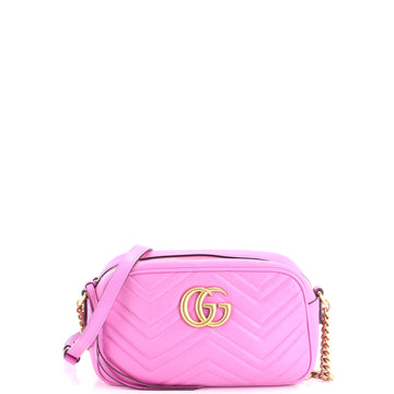 Gucci GG Marmont Shoulder Bag Matelasse Leather Small