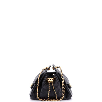 Chanel 25 Hobo Bag Quilted Caviar Mini