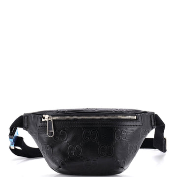 Gucci Belt Bag GG Embossed Perforated Leather Small