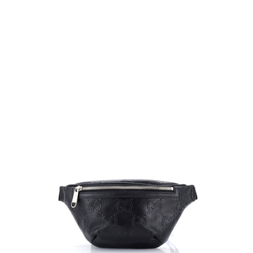 Gucci Belt Bag GG Embossed Perforated Leather Small