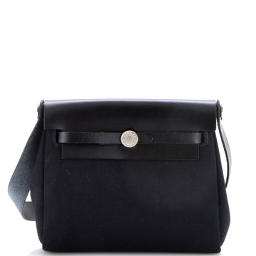 Hermes Herbag Zip Toile and Leather 20