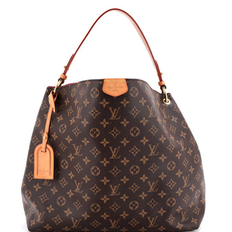 Louis Vuitton Graceful Handbag Monogram Canvas MM