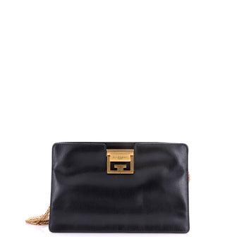 Givenchy GV3 Frame Clutch Leather Medium