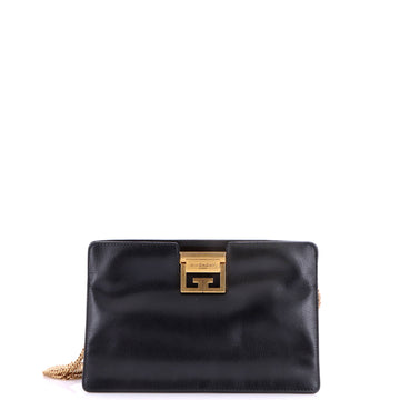 Givenchy GV3 Frame Clutch Leather Medium