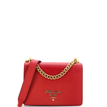Prada Chain Flap Bag Saffiano Leather Small