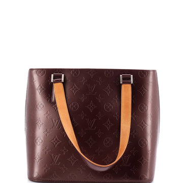 Louis Vuitton Mat Stockton Handbag Monogram Vernis