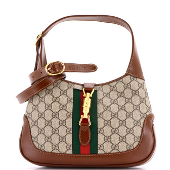Gucci Jackie 1961 Hobo GG Coated Canvas Small