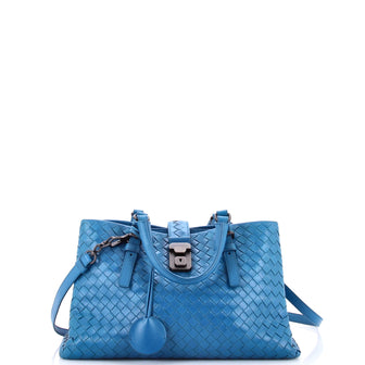 Bottega Veneta Roma Bag Intrecciato Nappa Small