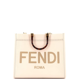 Fendi Sunshine Shopper Tote Leather Medium