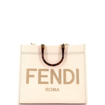 Fendi Sunshine Shopper Tote Leather Medium