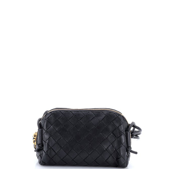 Bottega Veneta Concert Crossbody Pouch Intrecciato Nappa Mini