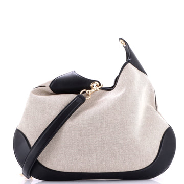 Gucci B Shoulder Bag Canvas Large