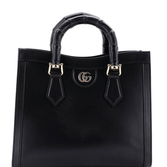 Gucci Diana NM Bamboo Handle Tote Leather Small