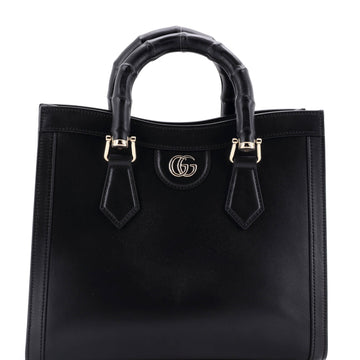 Gucci Diana NM Bamboo Handle Tote Leather Small