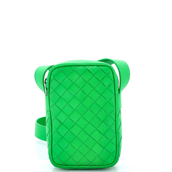 Bottega Veneta Zipped Phone Crossbody Bag Intrecciato Nappa