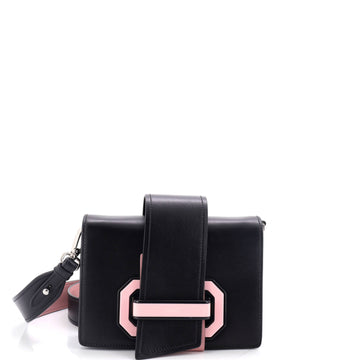 Prada Plex Ribbon Shoulder Bag City Calfskin Small