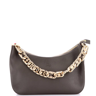 Christian Louboutin Loubila Chain Shoulder Bag Leather Large