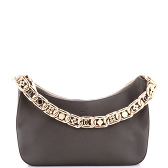 Christian Louboutin Loubila Chain Shoulder Bag Leather Large