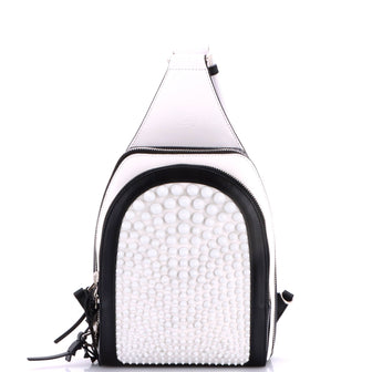 Christian Louboutin Loubifunk Sling Bag Spiked Leather Small