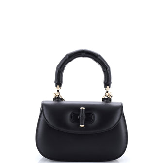 Gucci Bamboo 1947 Top Handle Bag Leather Small