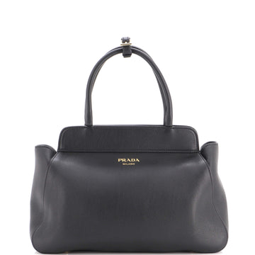 Prada Frame Tote Soft Grain Leather Medium