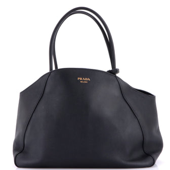 Prada Open Tote Soft Grain Leather Large