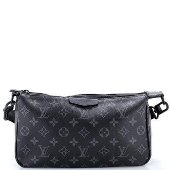 Louis Vuitton Pochette Accessoires NM Monogram Eclipse Canvas XL