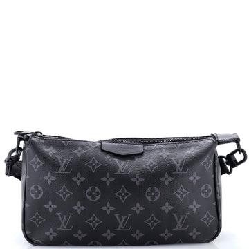 Louis Vuitton Pochette Accessoires NM Monogram Eclipse Canvas XL