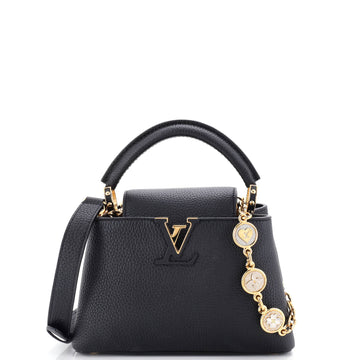 Louis Vuitton My Capucines Chain Bag Taurillion Leather Small