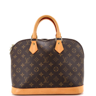Louis Vuitton Vintage Alma Handbag Monogram Canvas PM