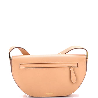 Burberry Olympia Zip Shoulder Bag Leather Small