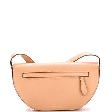Burberry Olympia Zip Shoulder Bag Leather Small