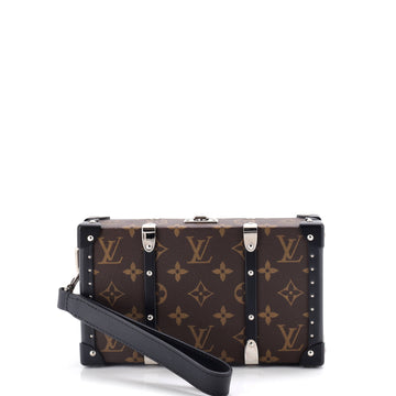 Louis Vuitton Wallet Trunk Clutch Macassar Monogram Canvas