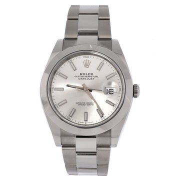 Rolex Oyster Perpetual Datejust Automatic Watch Stainless Steel 41