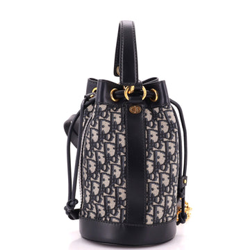 Christian Dior Drawstring Backpack Oblique Canvas Small