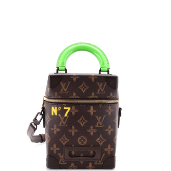 Louis Vuitton Vertical Box Trunk Bag No.7 Trunk L'Oeil Vintage Monogram Canvas