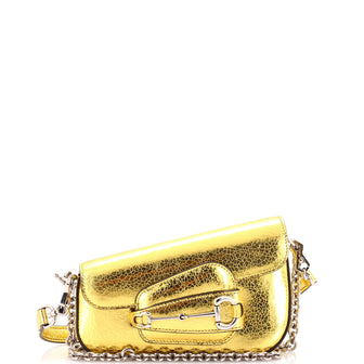 Gucci Horsebit 1955 Asymmetric Shoulder Bag Leather Mini