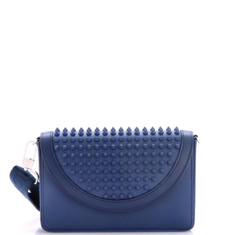 Christian Louboutin Explorafunk Wallet On Chain Spiked Leather