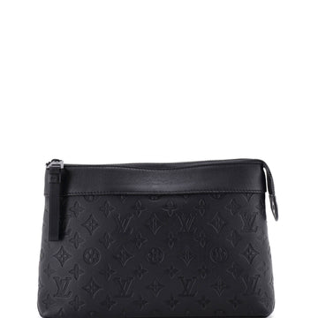 Louis Vuitton Pochette Voyage Souple Monogram Shadow Leather