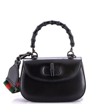 Gucci Bamboo 1947 Top Handle Bag Leather Small