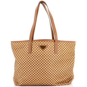 Prada Open Tote Bag Printed Re-Nylon Medium
