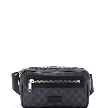 Gucci Soft Zip Belt Bag GG Coated Canvas Small
