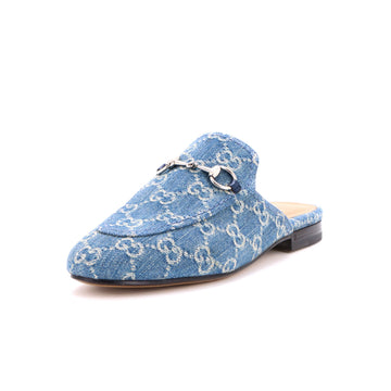 Gucci Women's Princetown Mules GG Denim