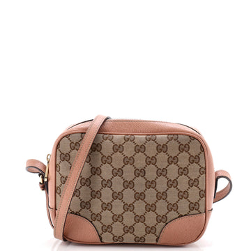 Gucci Bree Disco Crossbody Bag GG Canvas with Leather Mini