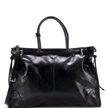 Prada Bonnie Handbag Vitello Shine Extra Large
