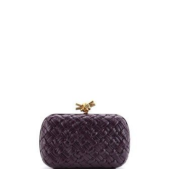 Bottega Veneta Box Knot Clutch NM Intrecciato Nappa Small