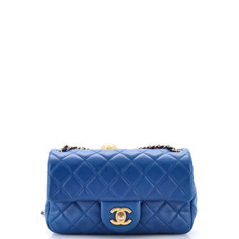 Chanel Pearl Crush Flap Bag Quilted Lambskin Mini