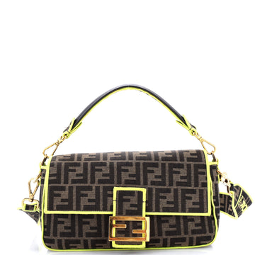 Fendi Baguette NM Bag Zucca Canvas Medium