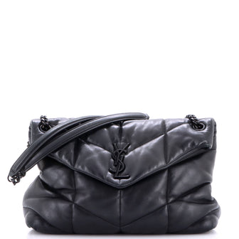 Saint Laurent Loulou Puffer Shoulder Bag Quilted Leather Medium