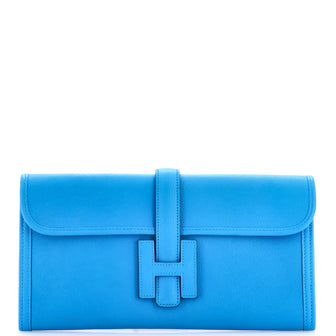 Hermes Jige Elan Clutch Chevre Mysore 29